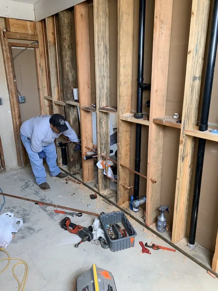 Commercial rough-in plumbing for Commercial Plumbing in White Mill Crossing